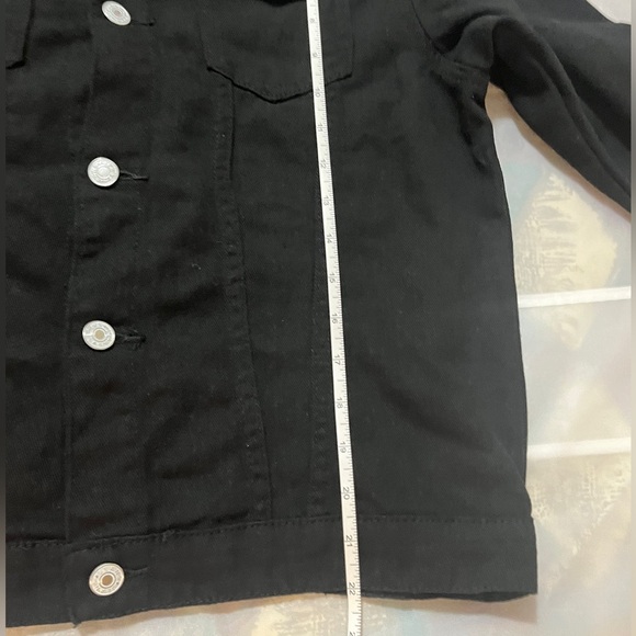 Women’s black denim jean jacket sz XL - Picture 14 of 15